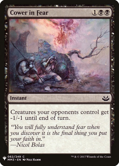 Cower in Fear (62) (LIST)