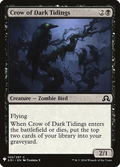 Crow of Dark Tidings (105) (LIST)