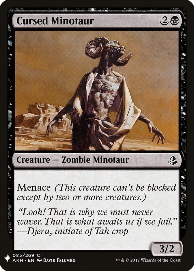 Cursed Minotaur (85) (LIST)