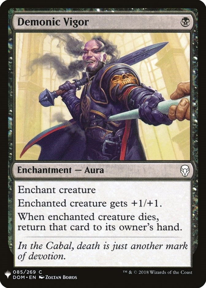 Demonic Vigor (85) (LIST)