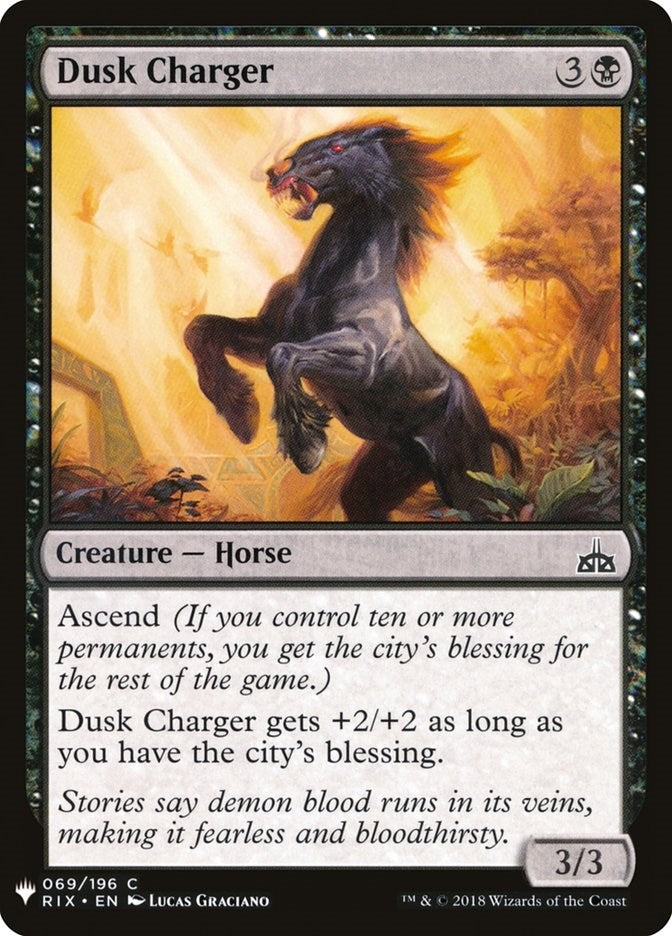 Dusk Charger (69) (LIST)