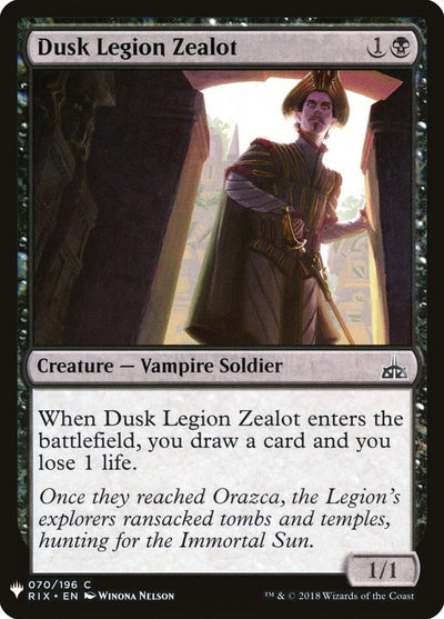 Dusk Legion Zealot (70) (LIST)