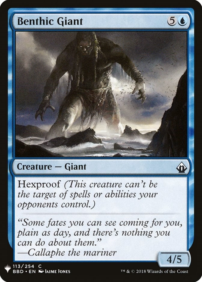 Benthic Giant (113) (LIST)