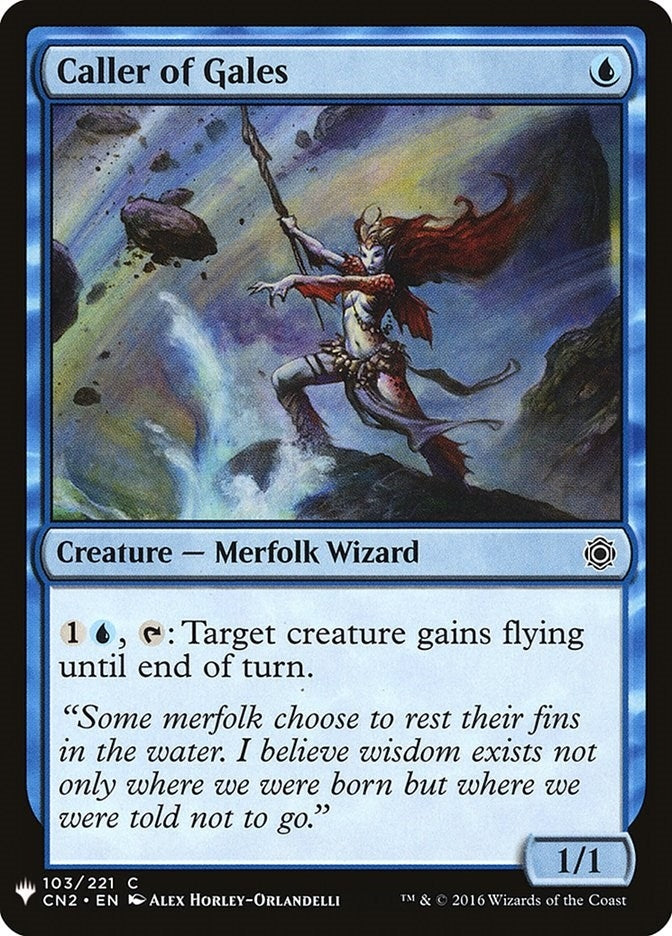 Caller of Gales (103) (LIST)