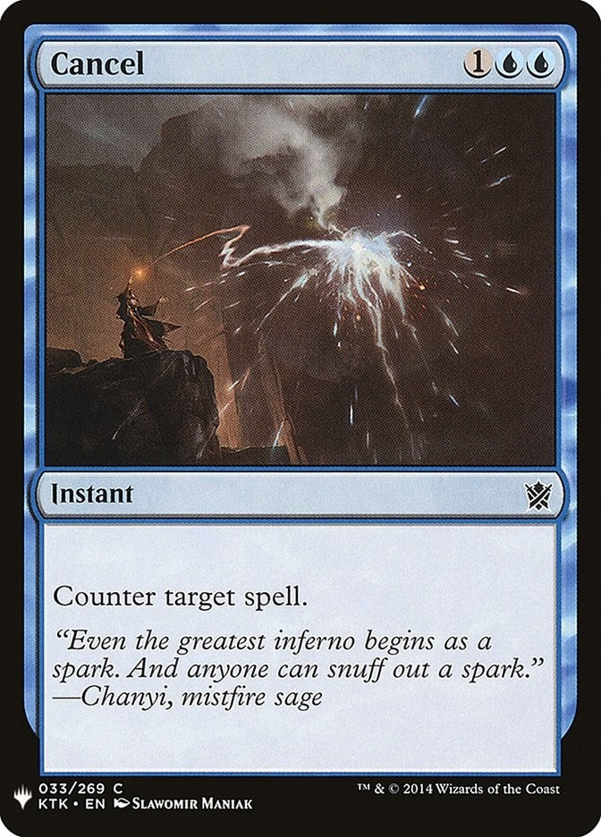 Cancel (33) (LIST)