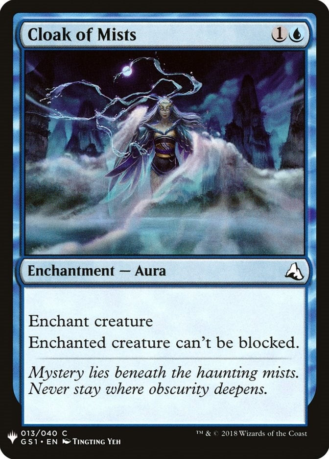 Cloak of Mists (13) (LIST)