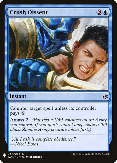 Crush Dissent (47) (LIST)