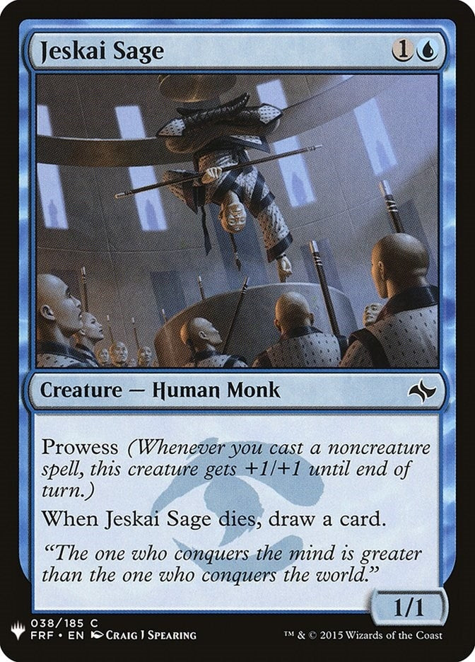 Jeskai Sage (38) (LIST)