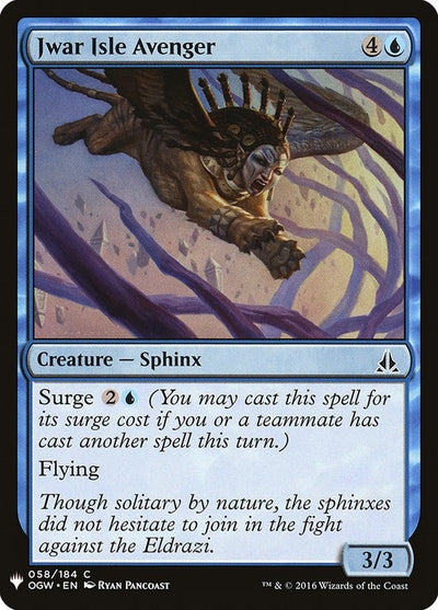 Jwar Isle Avenger (58) (LIST)