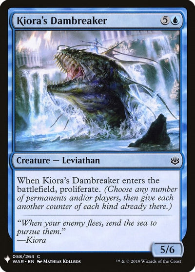 Kiora's Dambreaker (58) (LIST)