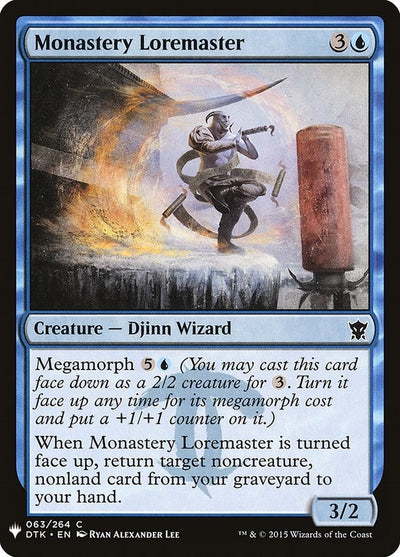 Monastery Loremaster (63) (LIST)