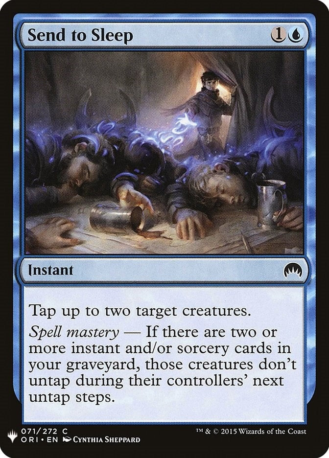 Send to Sleep (71) (LIST)