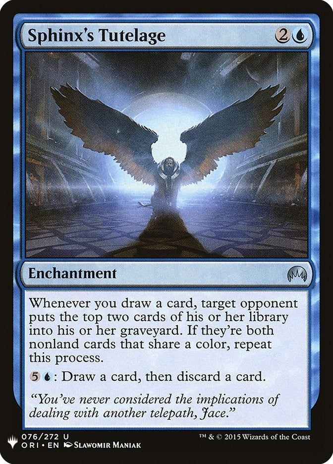 Sphinx's Tutelage (76) (LIST)