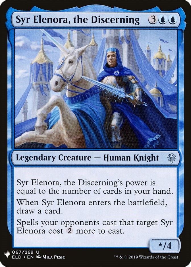 Syr Elenora, the Discerning (67) (LIST)