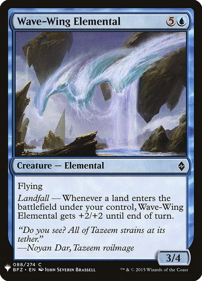 Wave-Wing Elemental (88) (LIST)