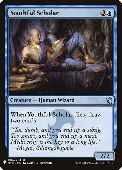 Youthful Scholar (84) (LIST)
