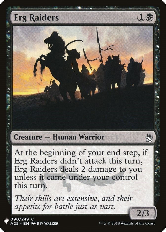 Erg Raiders (90) (LIST)