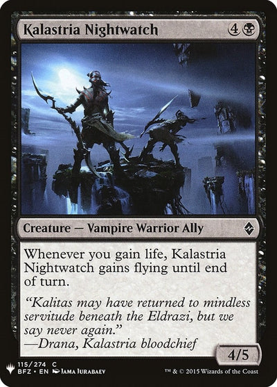Kalastria Nightwatch (115) (LIST)