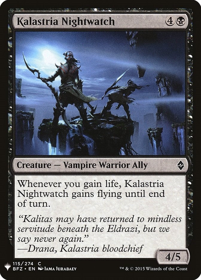 Kalastria Nightwatch (115) (LIST)