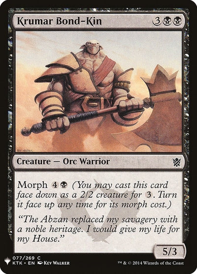Krumar Bond-Kin (77) (LIST)