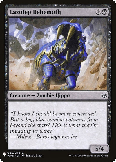 Lazotep Behemoth (95) (LIST)