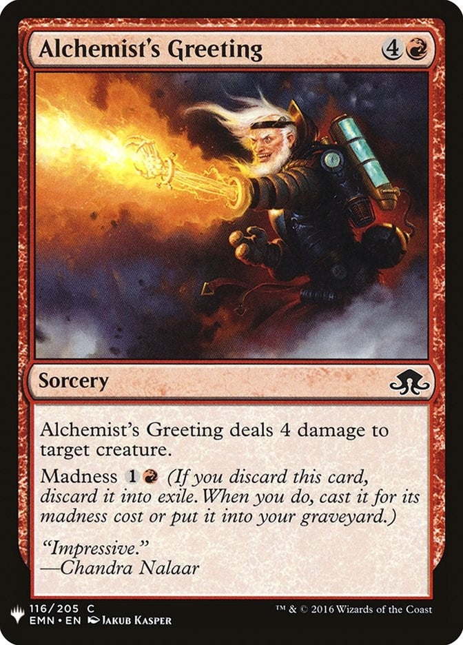 Alchemist's Greeting (116) (LIST)