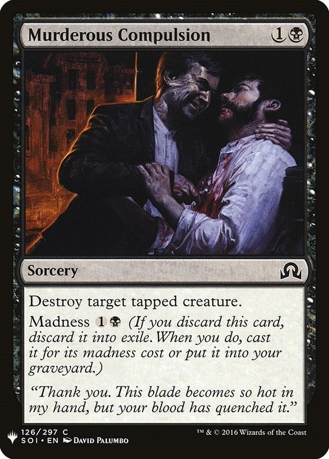 Murderous Compulsion (126) (LIST)