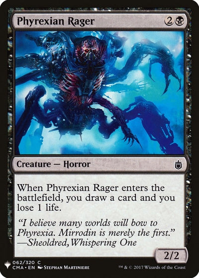 Phyrexian Rager (62) (LIST)