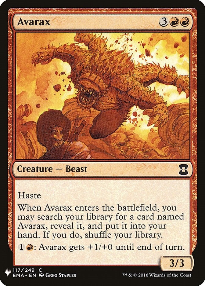 Avarax (117) (LIST)