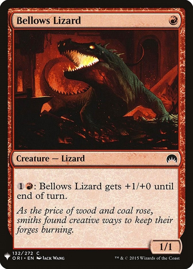 Bellows Lizard (132) (LIST)