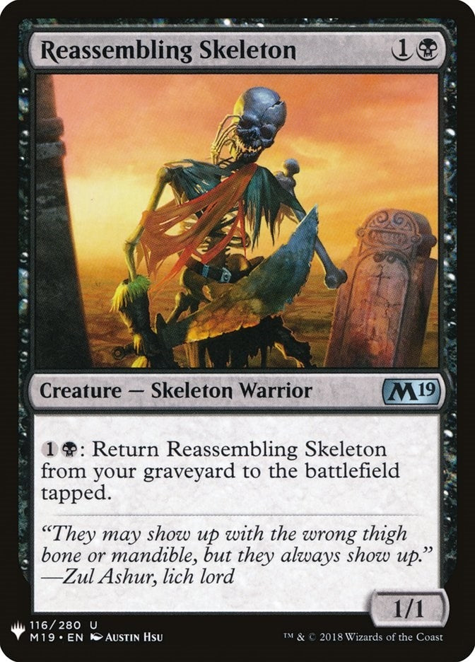 Reassembling Skeleton (116) (LIST)