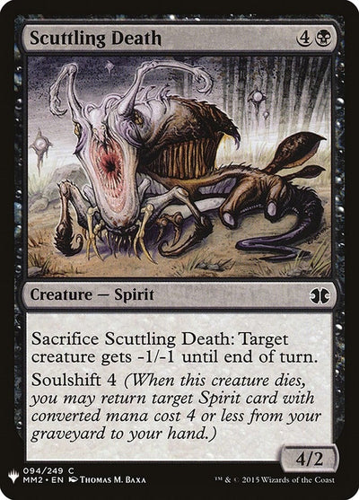 Scuttling Death (94) (LIST)