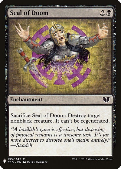 Seal of Doom (135) (LIST)