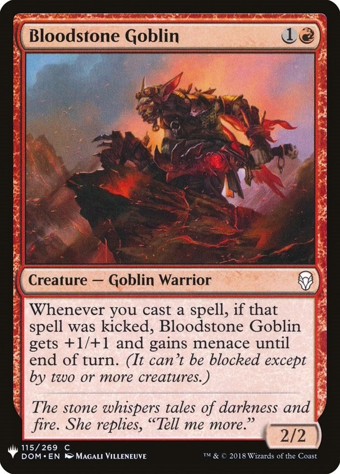Bloodstone Goblin (115) (LIST)