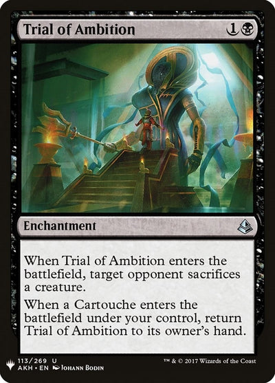 Trial of Ambition (113) (LIST)