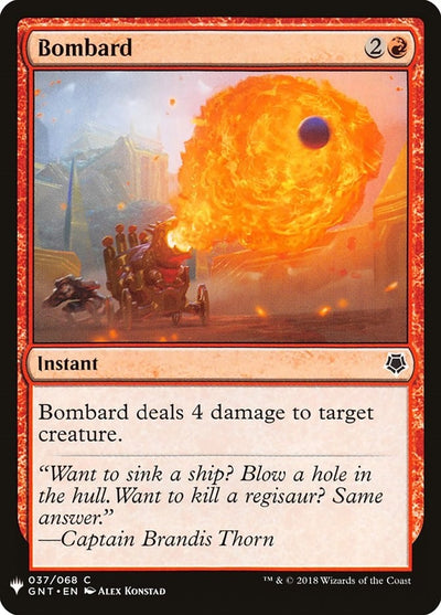 Bombard (37) (LIST)