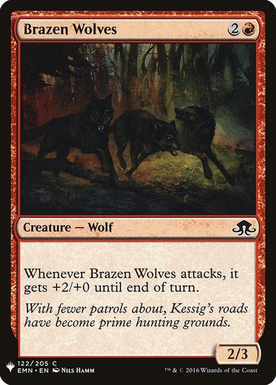 Brazen Wolves (122) (LIST)