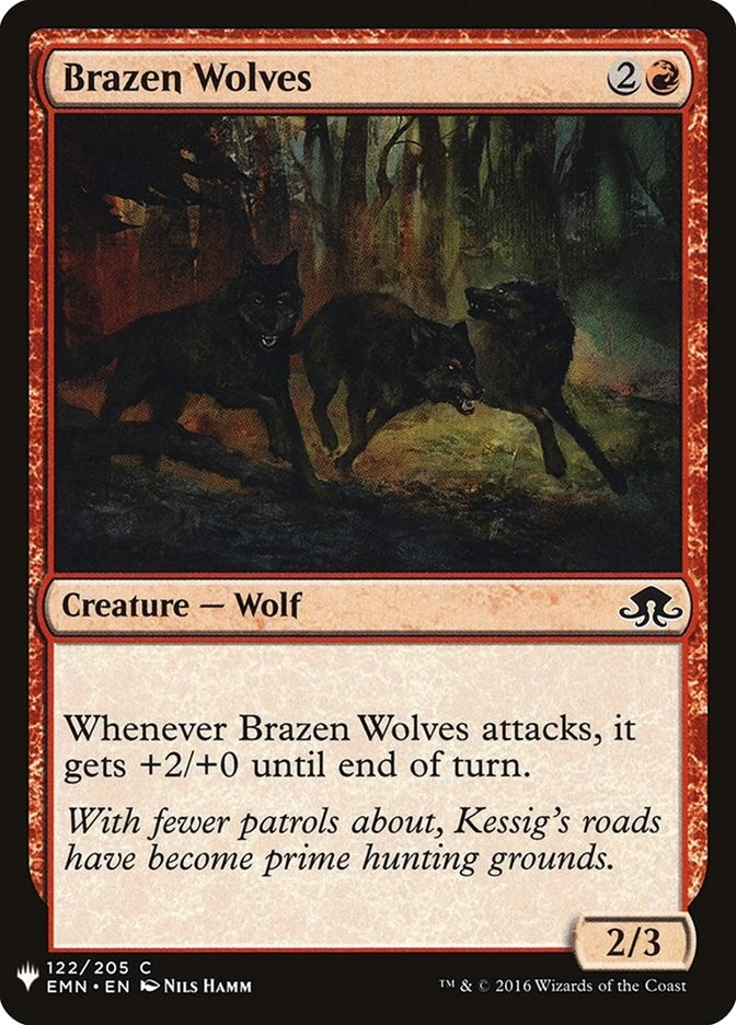 Brazen Wolves (122) (LIST)
