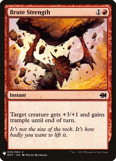 Brute Strength (35) (LIST)