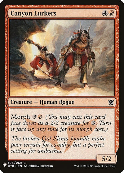Canyon Lurkers (105) (LIST)
