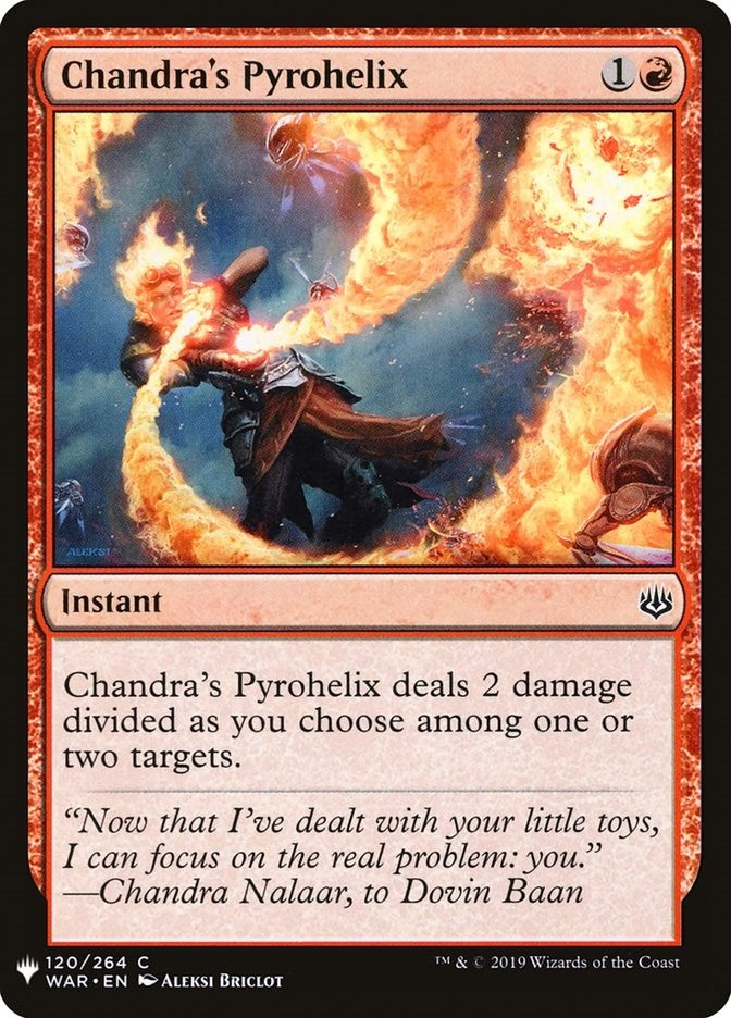 Chandra's Pyrohelix (120) (LIST)