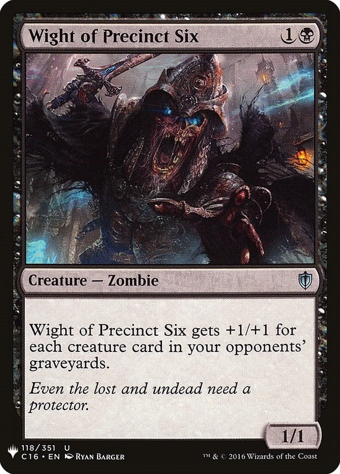 Wight of Precinct Six (118) (LIST)
