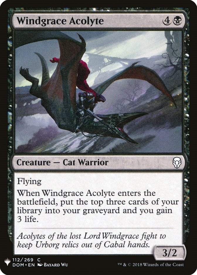 Windgrace Acolyte (112) (LIST)