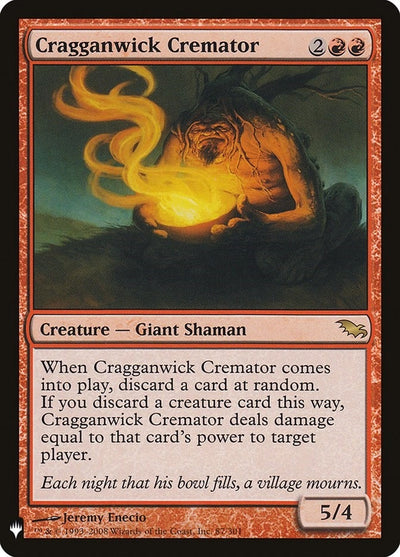 Cragganwick Cremator (87/301) (LIST)