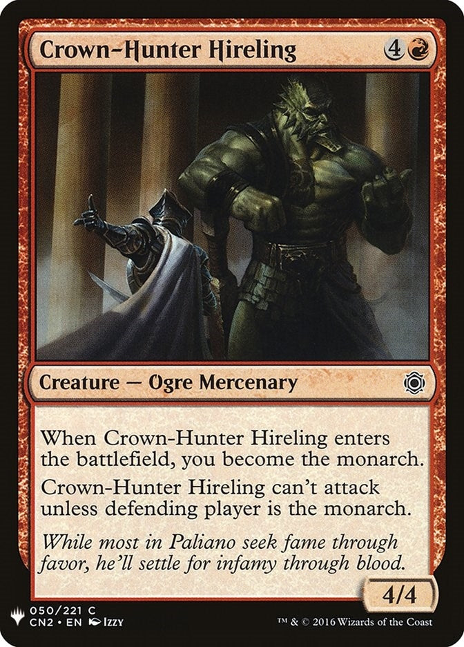 Crown-Hunter Hireling (50) (LIST)