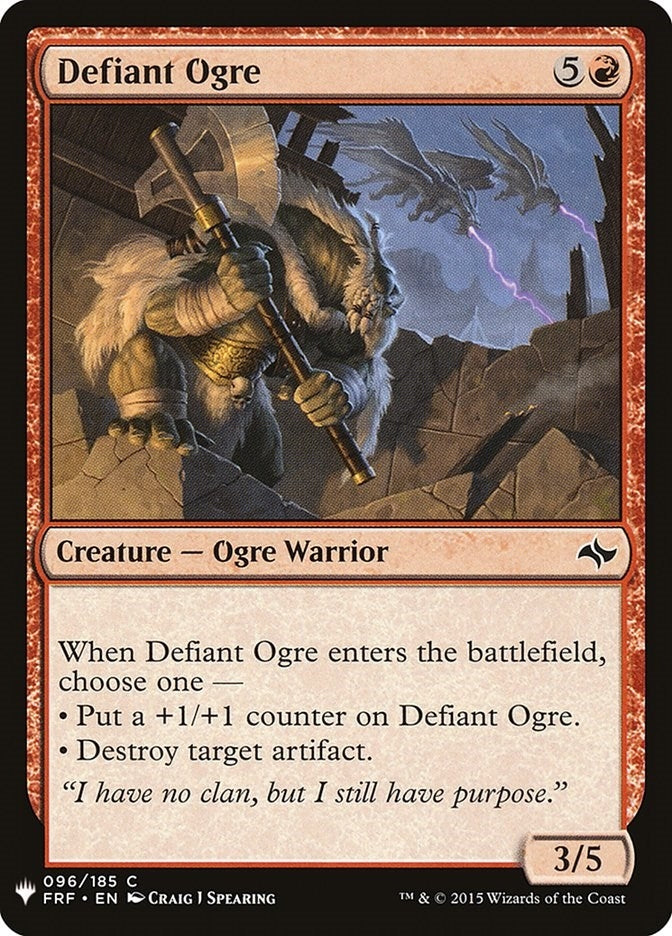 Defiant Ogre (96) (LIST)