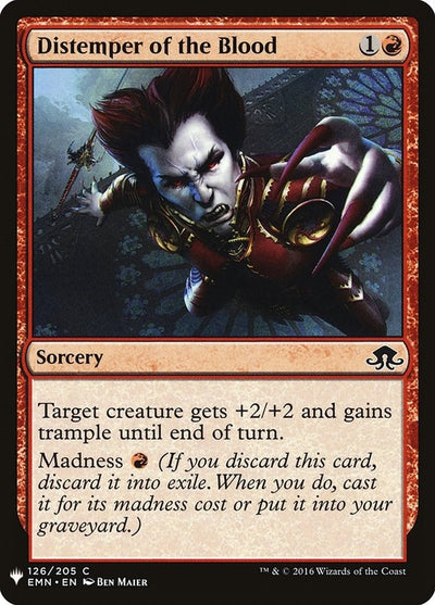 Distemper of the Blood (126) (LIST)