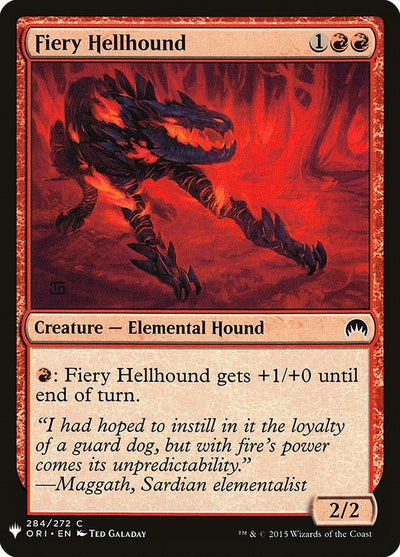 Fiery Hellhound (284) (LIST)