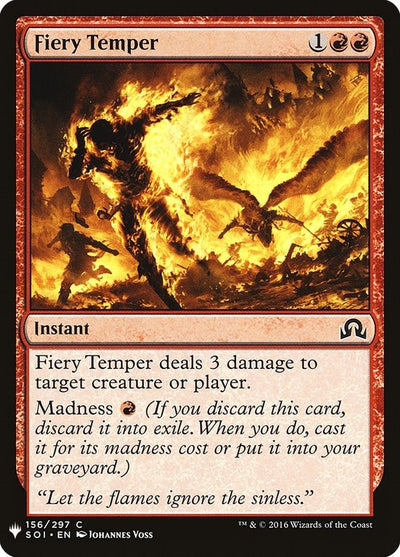 Fiery Temper (156) (LIST)