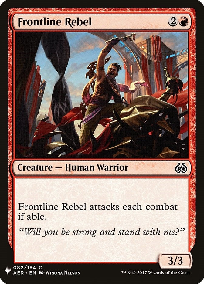 Frontline Rebel (82) (LIST)